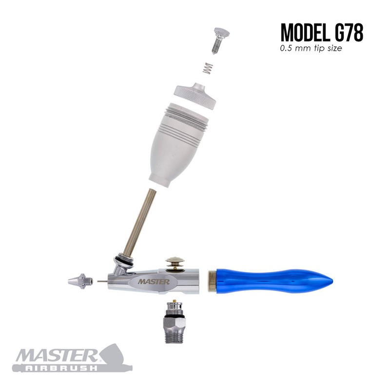 Master Airbrush Gravity Feed Air Abrasive Eraser and Etching Airbrush