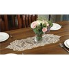 KnSam Table Runner, Christmas Decoration Table Runner, Floral Pattern with