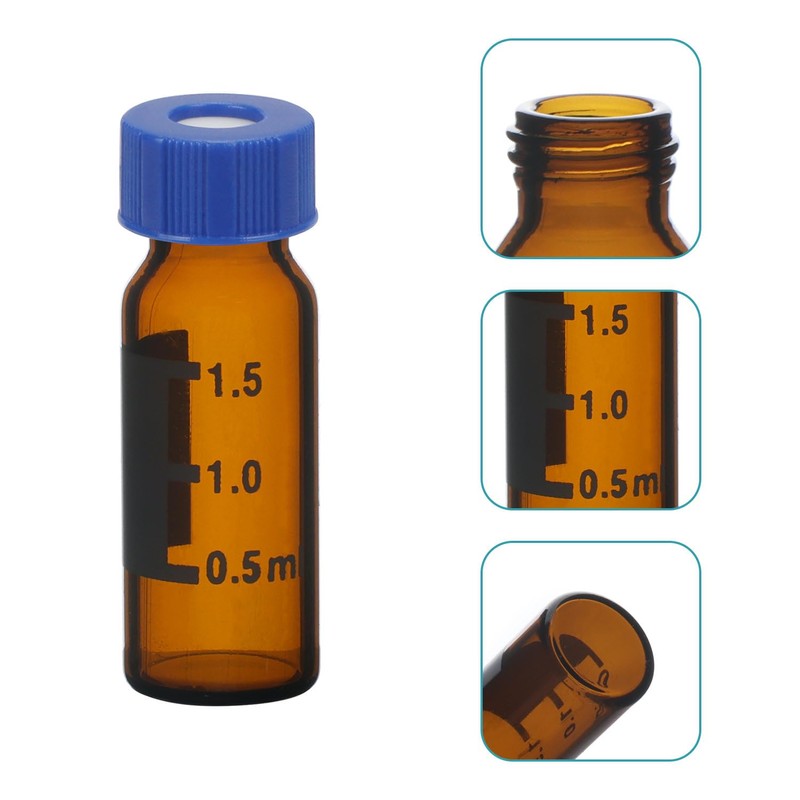 stonylab Autosampler Vials, Chromatography Sample Vials for Gas or Liquid