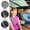 Sylvil 4PCS Bling Car Seat Belt Shoulder Pads, Soft PU