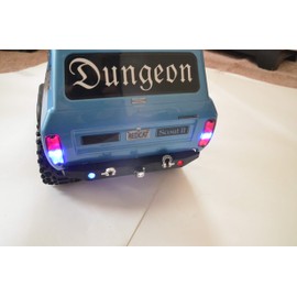 Gen8 Scout II Police Light Set with 16 red/blue flashing lights and light bar