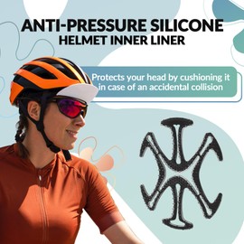 ROCKBROS Helmet Padding Bike Cycling Helmet Pads for Men Women Bike Helmet Pad Motorcycle Liner Cushion Mat Set for Outdoor Sports Motorcycle 3 Colors