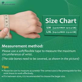 JOMECA Wrist Brace for TFCC Tears Built-in Ring Pad for Ulnar Sided Wrist Pain, DRUJ Instability, Support Repetitive Wrist Use Injury, Fit Right & Left Hand (L/XL)
