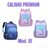 Mochila Escolar Premium Niños Niñas Primaria Unicornio T Rex Secundaria