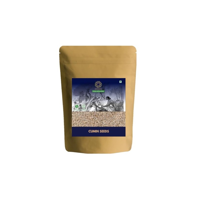 Pipar Spices Cumin Seeds, 400g Pack | Whole Jeera for