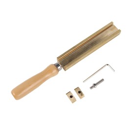 ZONEPACK 10mm Letter T-Slot Copper Brass Stamping Flexible Alphabet Number Symbol Character Stamp Mold Die Letter Holder Positioning Plate DIY for Hot Foil Stamping Machine