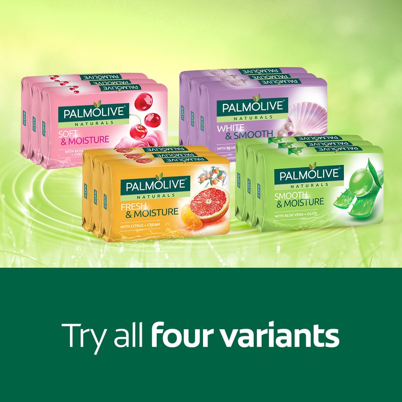 Palmolive Smooth & Moisture Bar Soap Valuepack 80g x 3