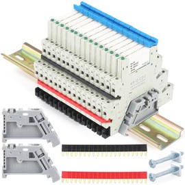 Tellegloww 15 Pcs Miniature Electromagnetic Relay 24V Coil DC/AC, PLC Signal Relay, HF41F/24-ZS 5 Pin 1NO 1NC 6Amp SPDT