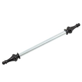 Stone Harbor Hardware Hinge Pin with Steeple Caps for 3-1/2" Hinges, 1-Pack, Matte Black