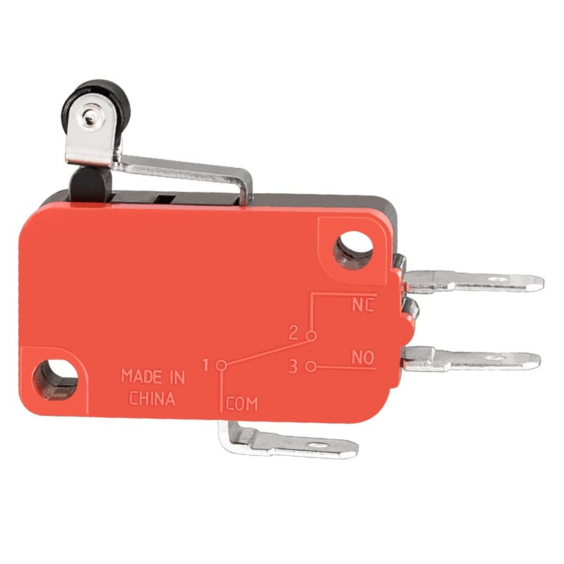 Heschen Micro Switch, V-165-1C25, SPDT, Short Roller Lever, 16A 250VAC,