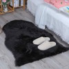 Faux Lambskin fleece rug, 60 x 90 cm, artificial fur,