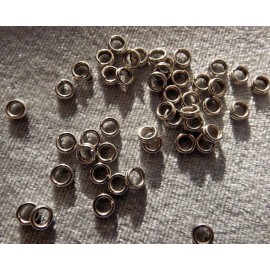 Unbranded STEEL SPLIT RINGS FINDINGS 4 MM 100 PIECES  BUY ONE GET ONE FREE!
