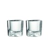 Fratelli Guzzini Gocce, 2 Small double wall thermo glasses, Insulating