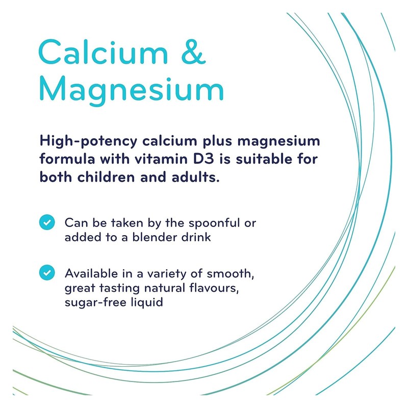 SISU Cal Mag Citrates Liquid with D3, Strawberry 450 mL