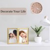 ORIVAN 4x6 Double Picture Frames Hinged Folding Photo Frames Vertical