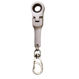 Ratchet Wrench Key Ring | Portable Key Ring With Engraving Wrench Flex | Wrench Key Ring Socket Wrench Mechanic Workshop Accessory