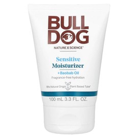 Bulldog Skincare For Men Sensitive Moisturizer, Fragrance Free, 3.3 fl oz (100 ml)