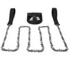 Iceberk Hand Chainsaw Carbon Steel - Rustproof Folding Saw for