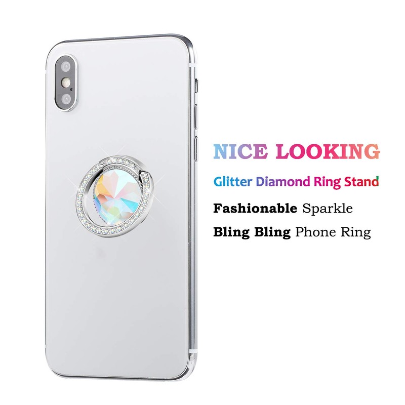 lenoup Glitter Bling Bling Phone Ring Holder,Sparkle Phone Ring Grip