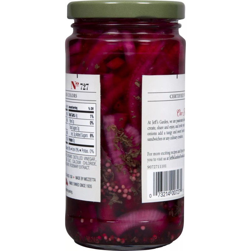 Jeff's Garden Onions Pickled Red 12 fl. oz (Pack of