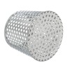 PATIKIL Gutter Guard Filter 4.3"-3.5", PVC Termination Cap Mesh Screen
