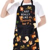 ENSIANTH Squirrel Apron Squirrel Cooking Kitchen Apron With Pockets Squirrel
