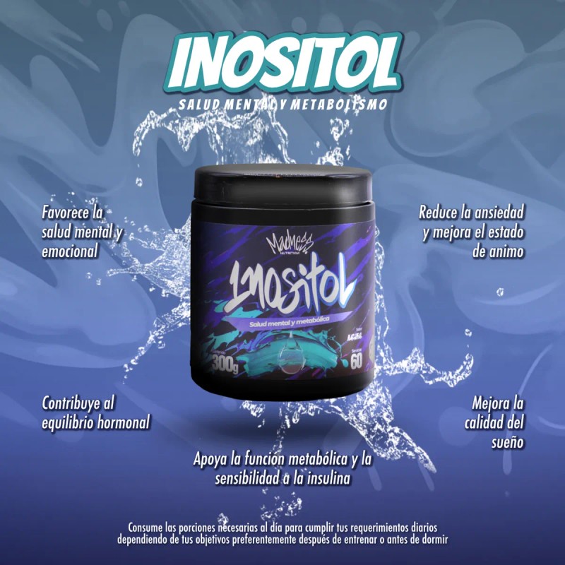 Inositol Madness 300g Suplemento Polvo Equilibrio Hormonal