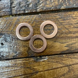 Unbranded 3 pcs Oil Drain Copper Washer 19X12X1.3 For Polaris 5812232 RZR 570 800  1000