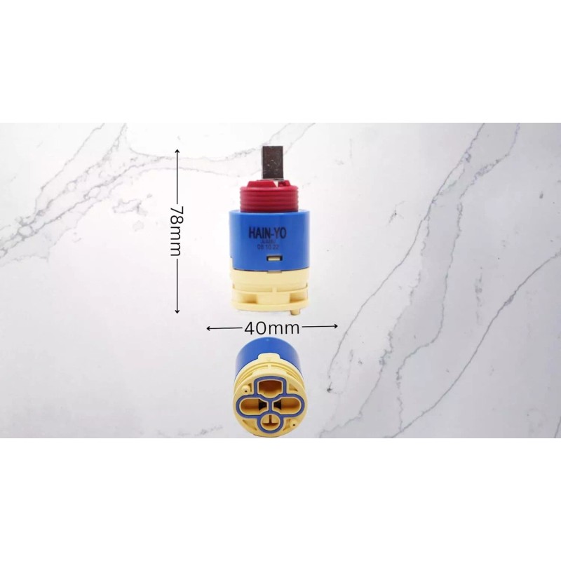 T & T Hardware Ceramic Pressure Balance Cartridge Replacement, 40mm,Pioneer