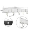 ZDDGNN Magnetic Hook with 5 Hooks for Kitchen, Living Room,