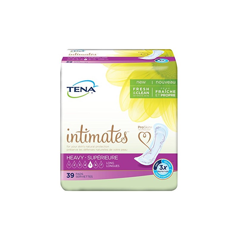 Tena Incontinence Pads for Women, Heavy, Long 39 ea