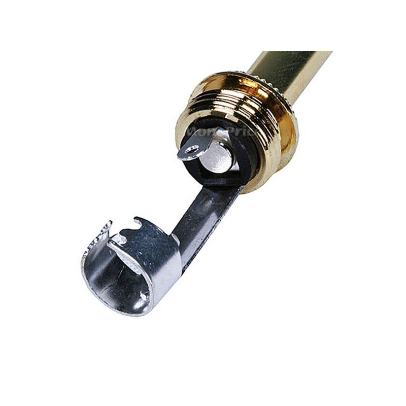 Monoprice 1/4 Inch (6.35mm) TS Mono Plug - Black Shell
