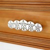 Costello Coastal - Sand Dollar Drawer Pull (Horizontal) - Pewter