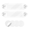 Meorain 2PCS EZ Pass Holder with Adhesive and Suction Cups,