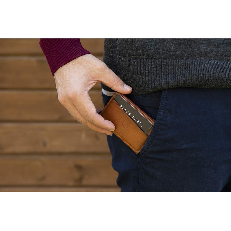 Solo Pelle Leather Slim Wallet with RFID Protection for up