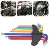 9PCS Star Hex Socket Wrench Set Super Long Multicolor Hex