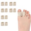 HSUYUN 6 Stück Zehenkorrektor, Zehenspreizer Hallux Valgus mit Doppelloch, Atmungsaktiver