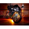 LEDGlow 6pc Advanced Orange LED Motorcycle Accent Neon Underglow Lighting