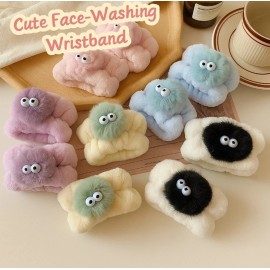 TIKA 5-Pair Microfiber Face Washing Wristbands–Spa Wash Bands, Absorbent & Quick-Dry