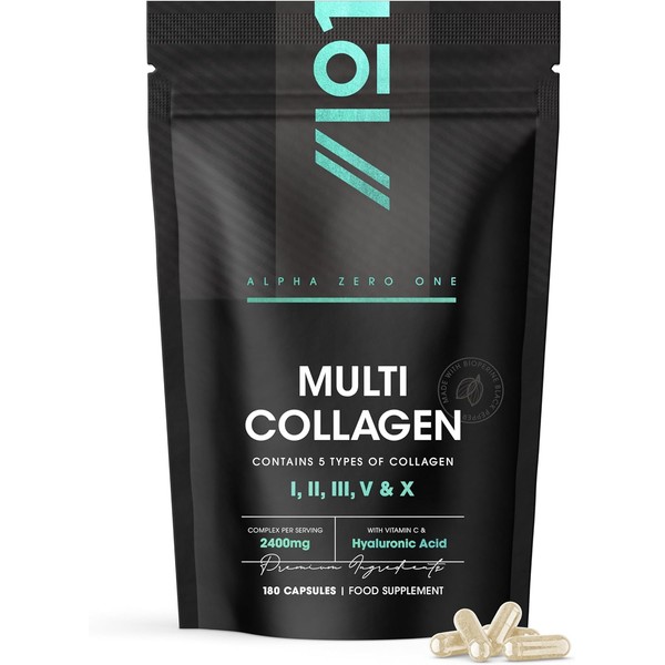 Multi Collagen 2400mg – Types I, II, III, V &
