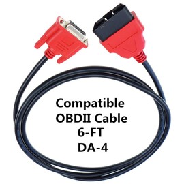 DA-4 OBDII Cable Adaptor Replace EAX0068L00C EAX0068L26A Fit for Snap-on Solus Ultra EESC318 Scanner Main Test, OBD2 Connector Cable Scan Tool