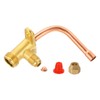 PATIKIL Air Conditioner Stop Valve, Fit for 1/4" OD Copper