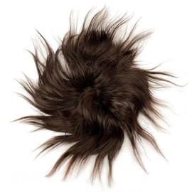 Volumizing Messy Bun Hair Scrunchie Dark Brown Synthetic Hair Extension