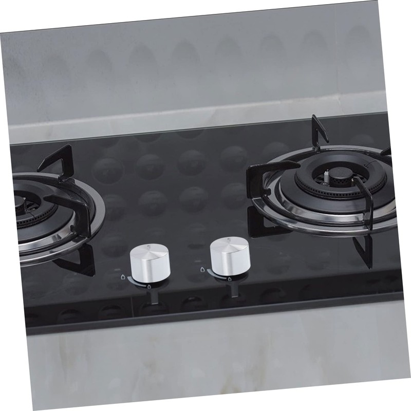 LABRIMP 5pcs Aluminium Alloy Cooker Stove Control Knobs Replacement Knobs