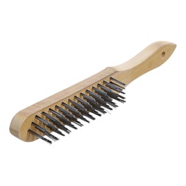 BGS 3073 5-Rows of Steel Wire Handheld Brush, Beige/Silver
