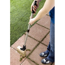 Wenko 79391500 Spare brushes for garden joint brush set of 2, with strong brass bristles, Metal Iron, 10 x 7 x 3 cm, Silver