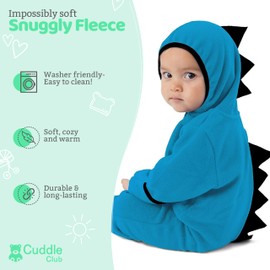 Fleece Baby Bunting Bodysuit – Infant One Piece Kids Hooded Romper Outerwear Toddler Jacket