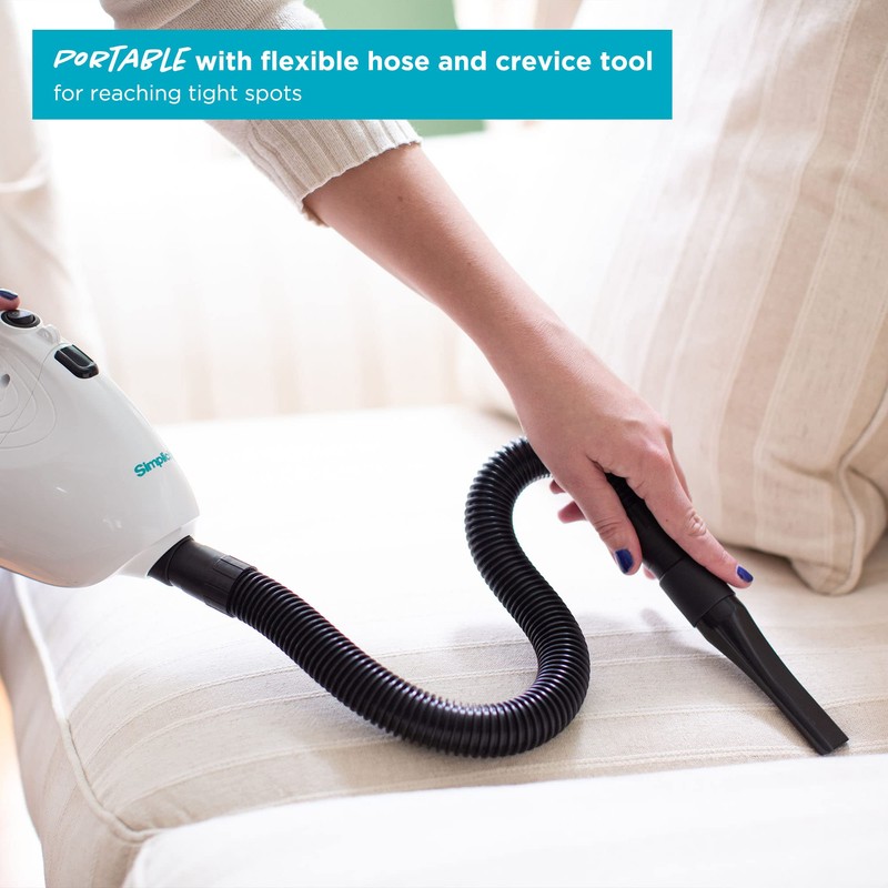 Simplicity Vacuums Flash Mini Handheld Vacuum with Attachments, Powerful Corded