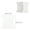 100 Pcs Plastic Floss Bobbins, Thread Cards, for Embroidery Cross