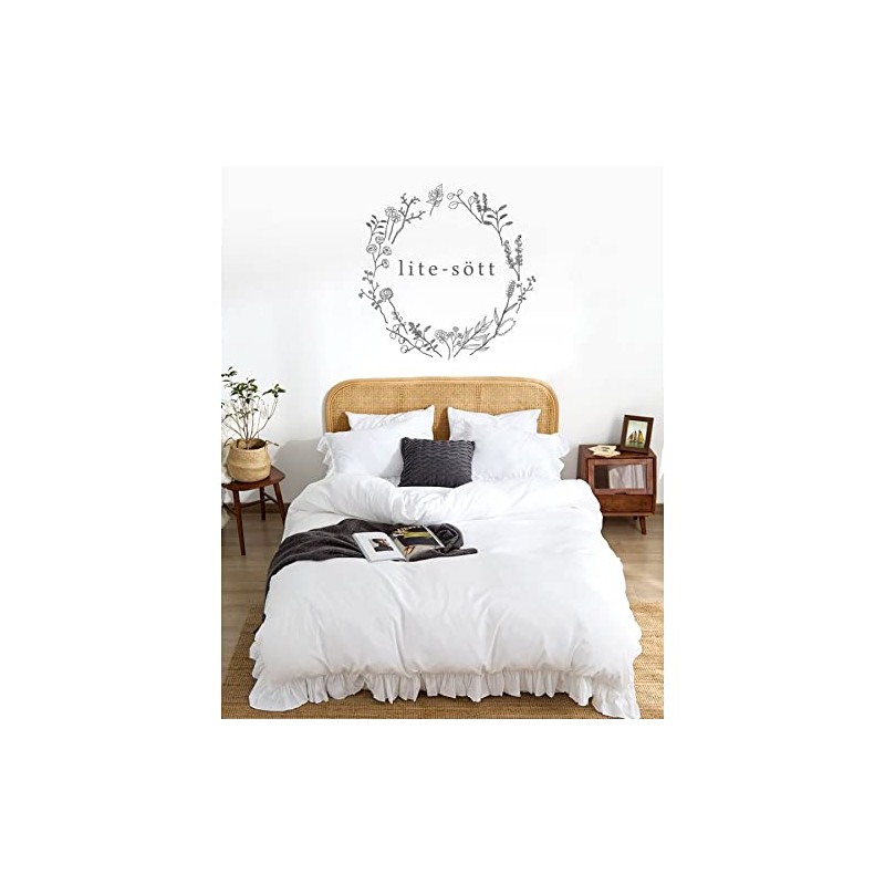 coyoli 15543 lite-sott Flat Fitted Sheet, Moist Soft, Double (double,